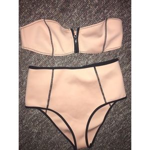 Forever 21 Vintage High-Waist Bikini Set